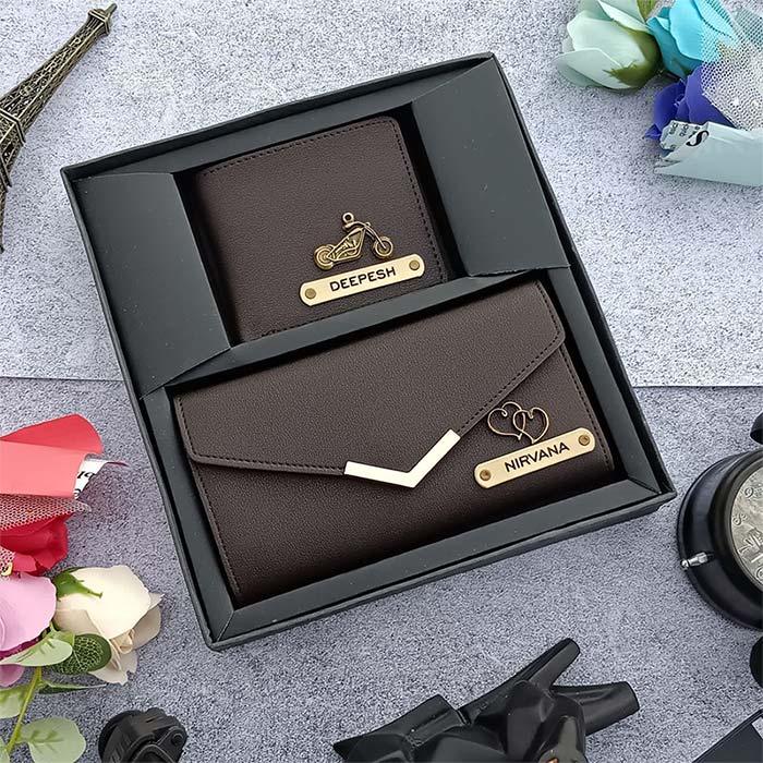 Wallet and Clutch Combo for Couple