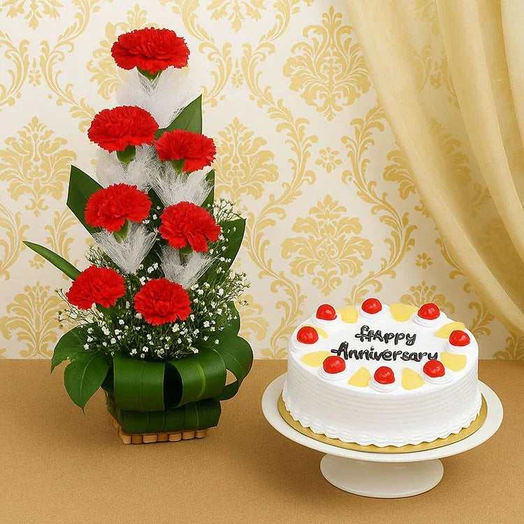 Ani Cake and Flower Duo