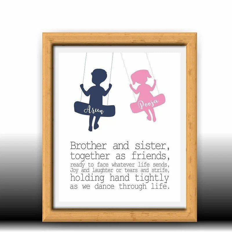 Swing Partners Personalized Frame