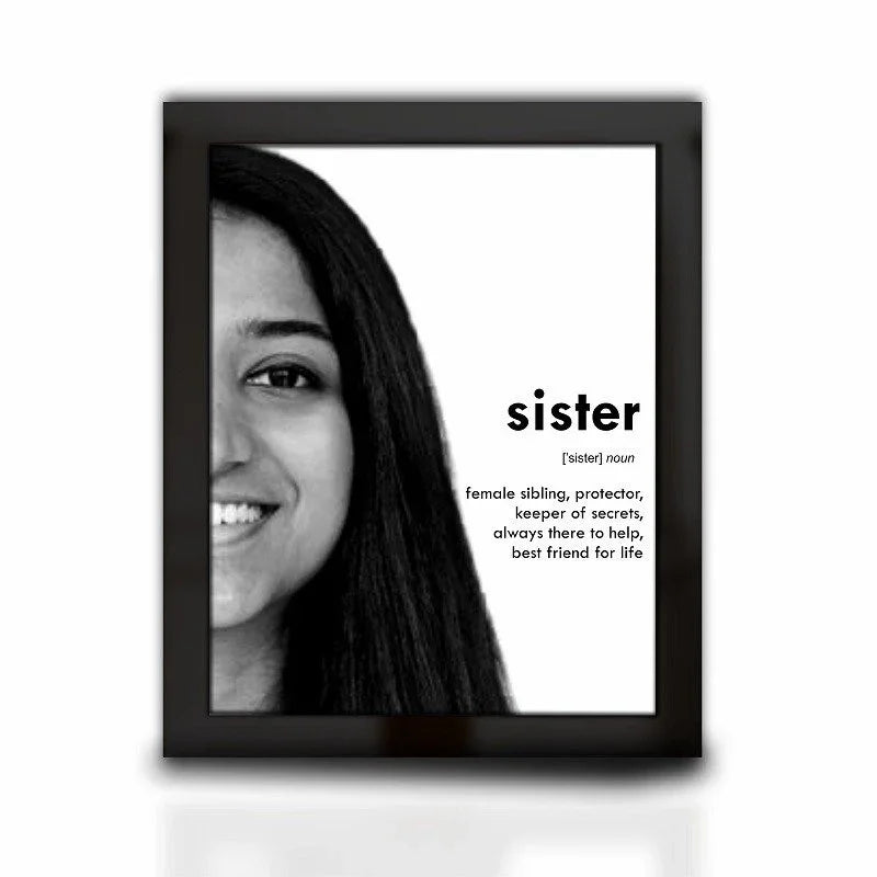 Sister – Definition photo frame