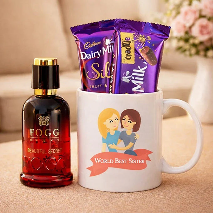 Fogg Scent with Dairy Milk Silk Chocolates & Sister Mug Hamper