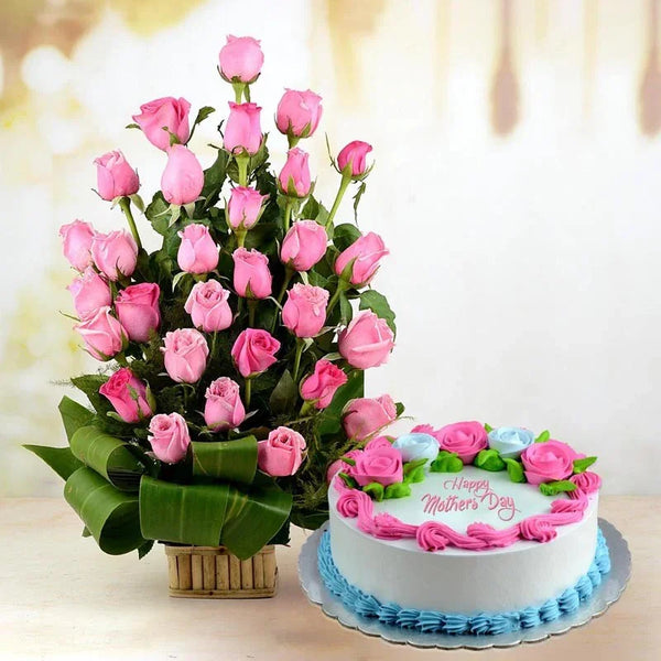 Blissful Rosy Hamper For Mom