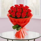 20 Red Roses Bouquet in Red Paper Packing customer review image