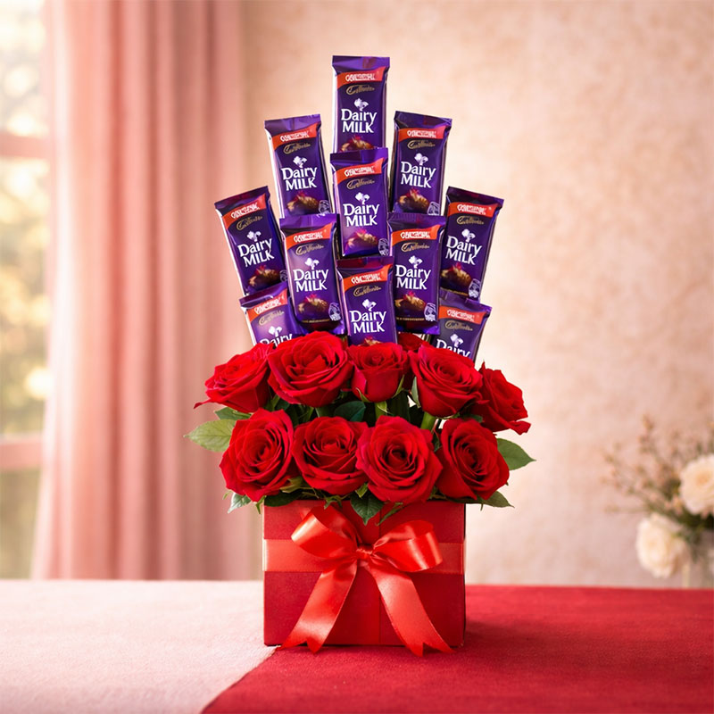 Bouquet of Love and Chocolates