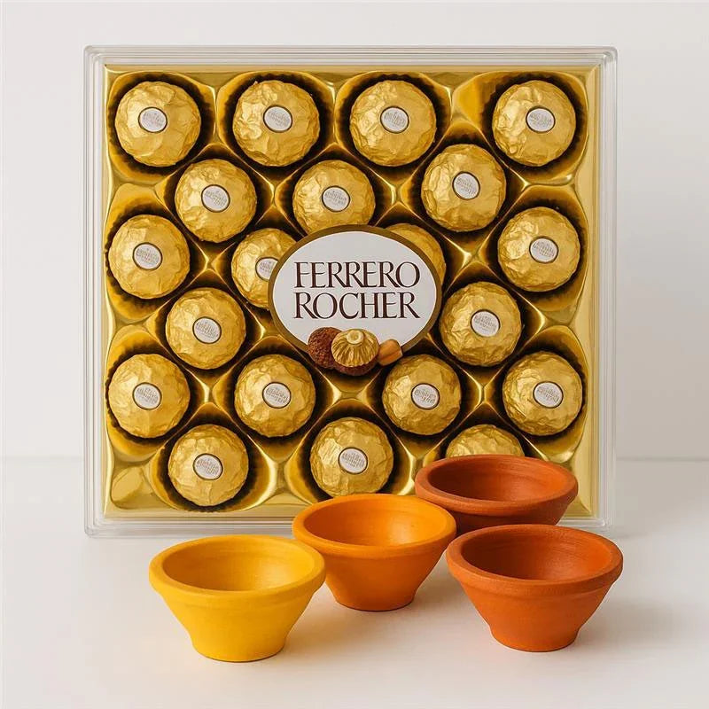 Chocolate N Traditional Diya
