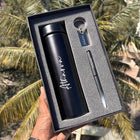 Personalized Executive Gift Set – Thermal Bottle, Pen & Keychain (Black Edition) customer review image