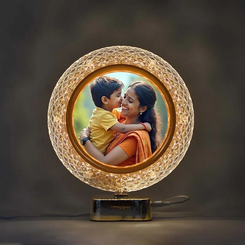 Crystal Light Photo Lamp For Mother