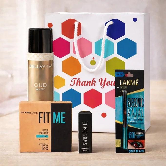 Beauty Gift Set with Bella Vita Fragrance & Makeup Essentials