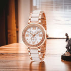 Designer White N Gold Diamond Watch for Women customer review image