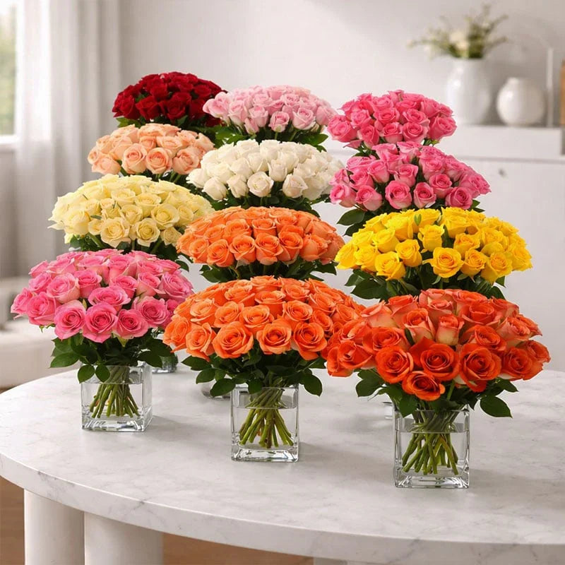 Entire Roses from Garden