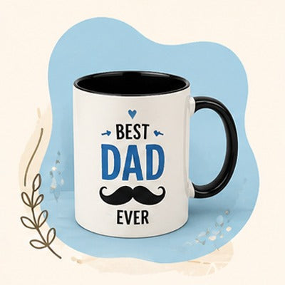 Mug with 'Best Dad Ever' tex