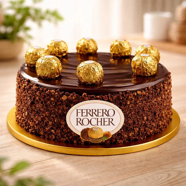 Ferrero Rochers Chocolate Cake