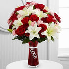 Mixed Flowers Arrangement with 10 Red Roses 5 Pink Carnations & 3 White Lilies customer review image