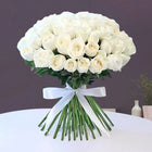 50 White Rose Bouquet customer review image