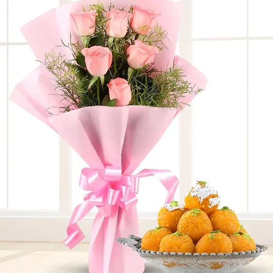 Flowers and Sweets Combo