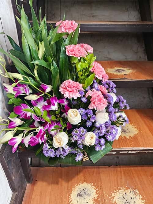  Elegant Floral Basket