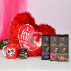 Pillow, Chocolates with Mug N Coffee customer review image
