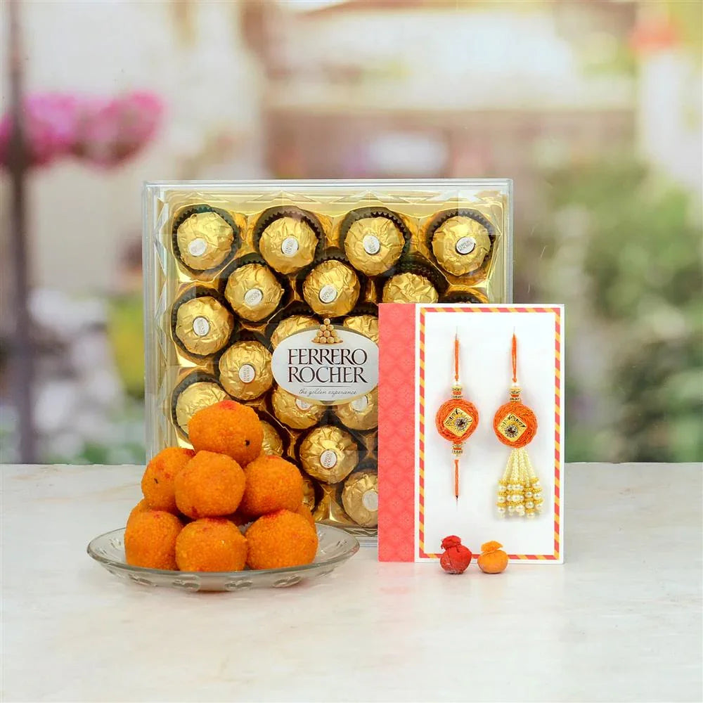 Rakhi Lumba Ferrero Ladoo Hamper