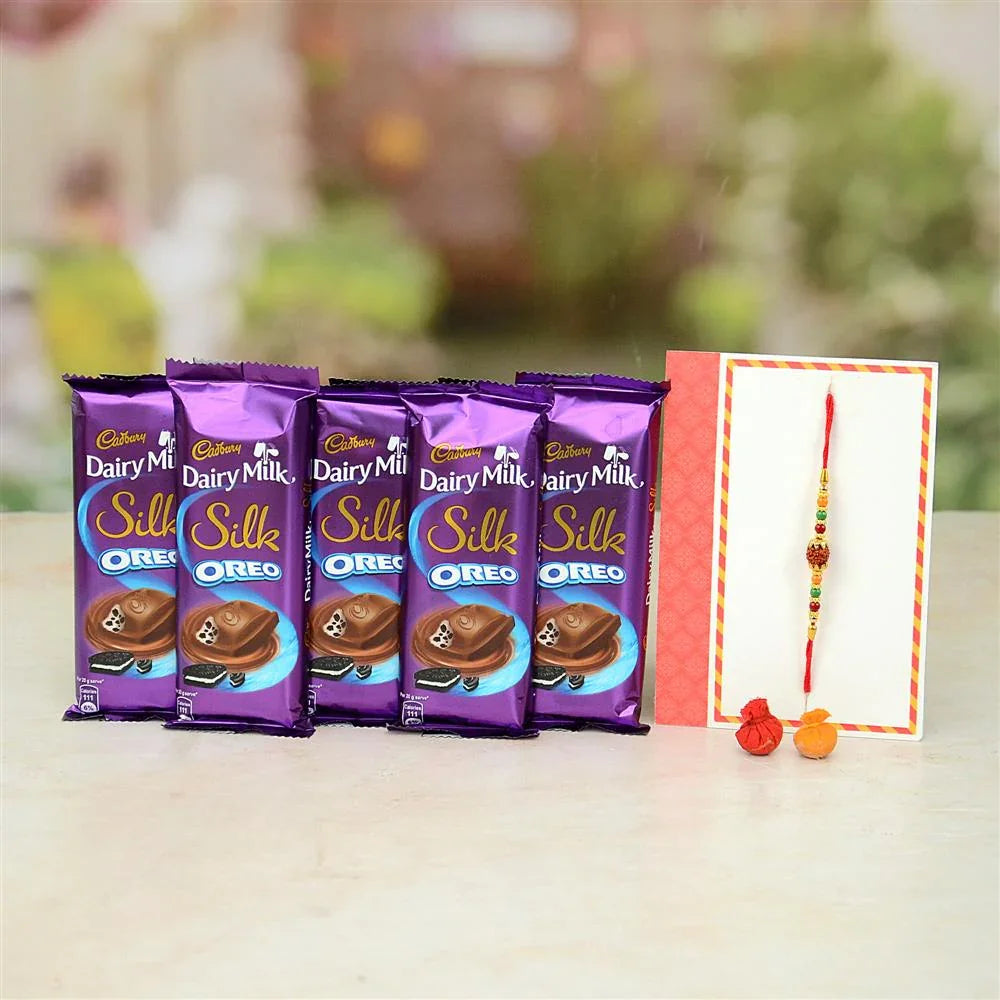 Only Oreo Rudraksh Rakhi Hamper