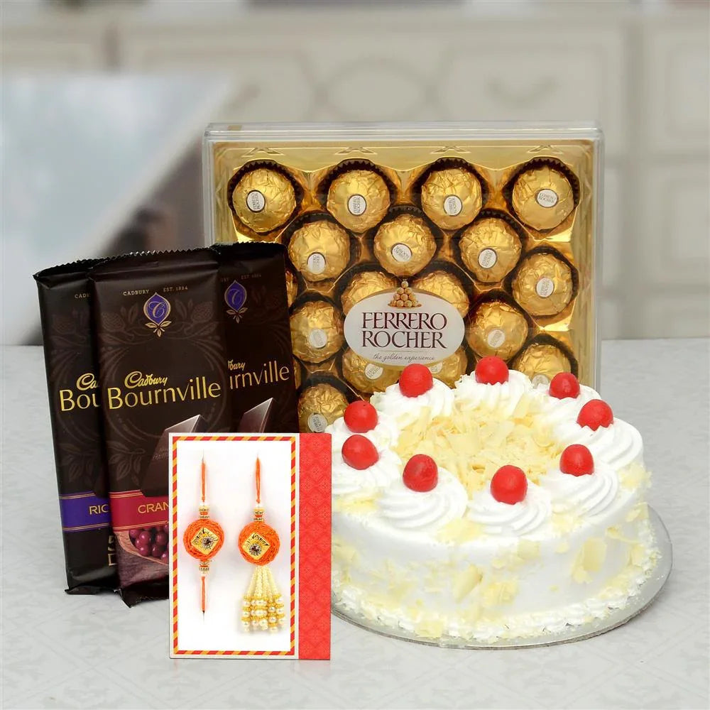 Pretty Pineapple Bournville Rakhi Lumba Hamper