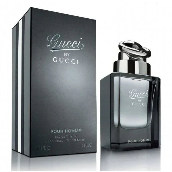 Gucci Pour Homme perfume bottle and packaging 