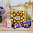 Ferrero Rocher, Snickers, Dairy Milk with Mug for Sister customer review image