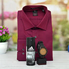 Fastrack watch with Maroon Shirt For Men customer review image