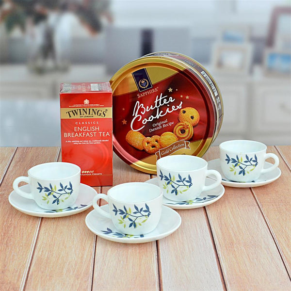 Cookies, Twiinings and Tea Sets Combo