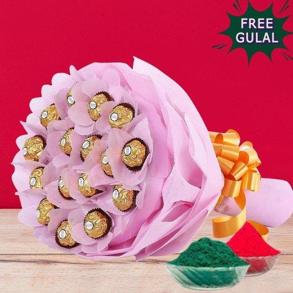 Ferrero Rocher N Gulal Combo