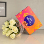 10 White Roses with Celebration Box customer review image