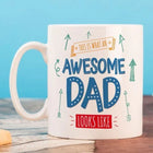 Personalised Awesome Dad Mug customer review image