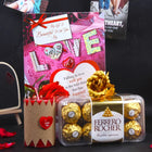 Chocolates With Love Gold Plated Rose Hamper customer review image