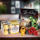 Ferrero Rocher Box, Birthday Card With Laughing Buddha customer review image