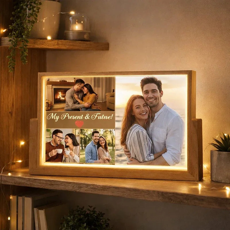 Frame Photo Delivery Buy/Send GlowSnap Personalized LED Photo Frame Online Delivery – OyeGifts