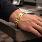 Personalized Engraved Name Bracelet – Stainless Steel ID Chain customer review image