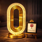 Golden Oval Crystal LED Table Lamp – Luxury Warm Glow Decorative Night Light customer review image