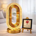 Golden Oval Crystal LED Table Lamp – Luxury Warm Glow Decorative Night Light customer review image