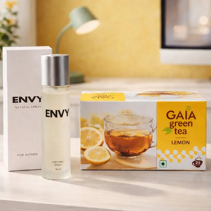 Green tea with perfume 