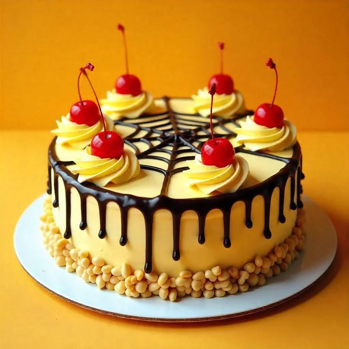 Half kg Butterscotch Cake - Cake Delivery in GiftsGhaziabad