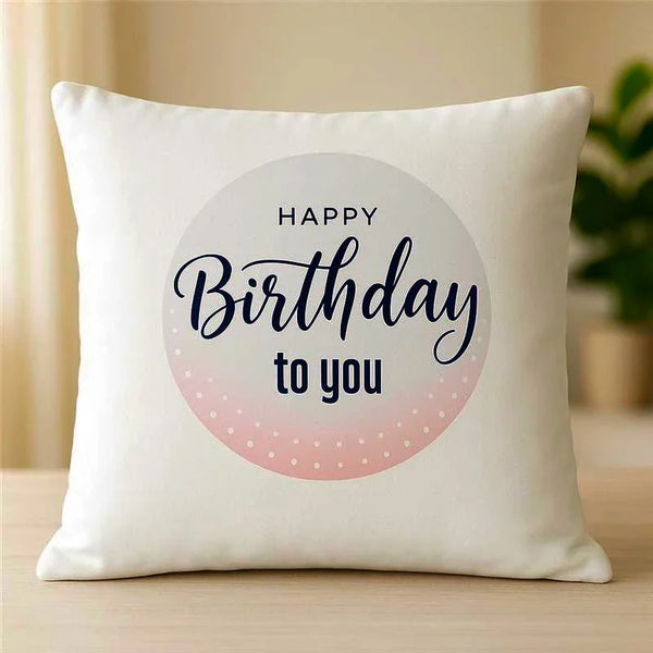 Happy Birthday Personalised  Cushion