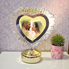 Heart-Shaped LED Photo Frame Crystal Table Lamp – Personalized Gift Light customer review image