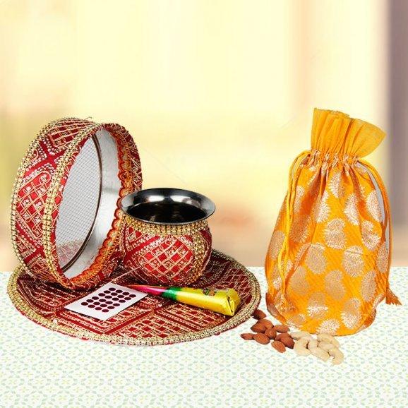 Karwachauth Pooja Thali