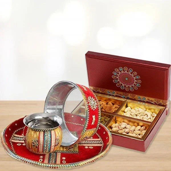 Dry Fruits Karwa Thali