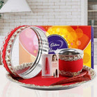 Sargi N Zardosi Red Thali Set customer review image
