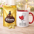 Love You More Gift Set – Hershey’s Kisses Milk Chocolate with Romantic Mug customer review image