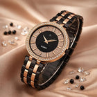 Luxe Noir Rose Gold Crystal Dial Women’s Quartz Watch customer review image