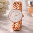 LuxeRose Minimalist Quartz Watch – Rose Gold Stainless Steel customer review image