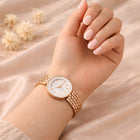 LuxeRose Minimalist Quartz Watch – Rose Gold Stainless Steel customer review image