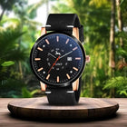 Men's Sleek leather Strap Analog Watch  customer review image