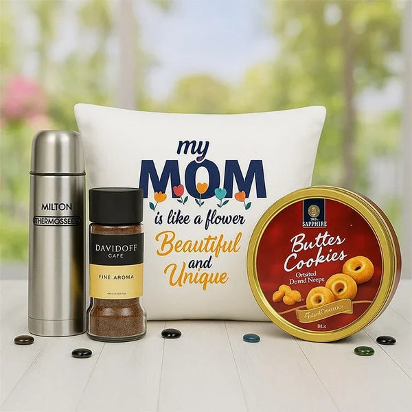 Mom Pillow with Davidoff Coffee Hamper